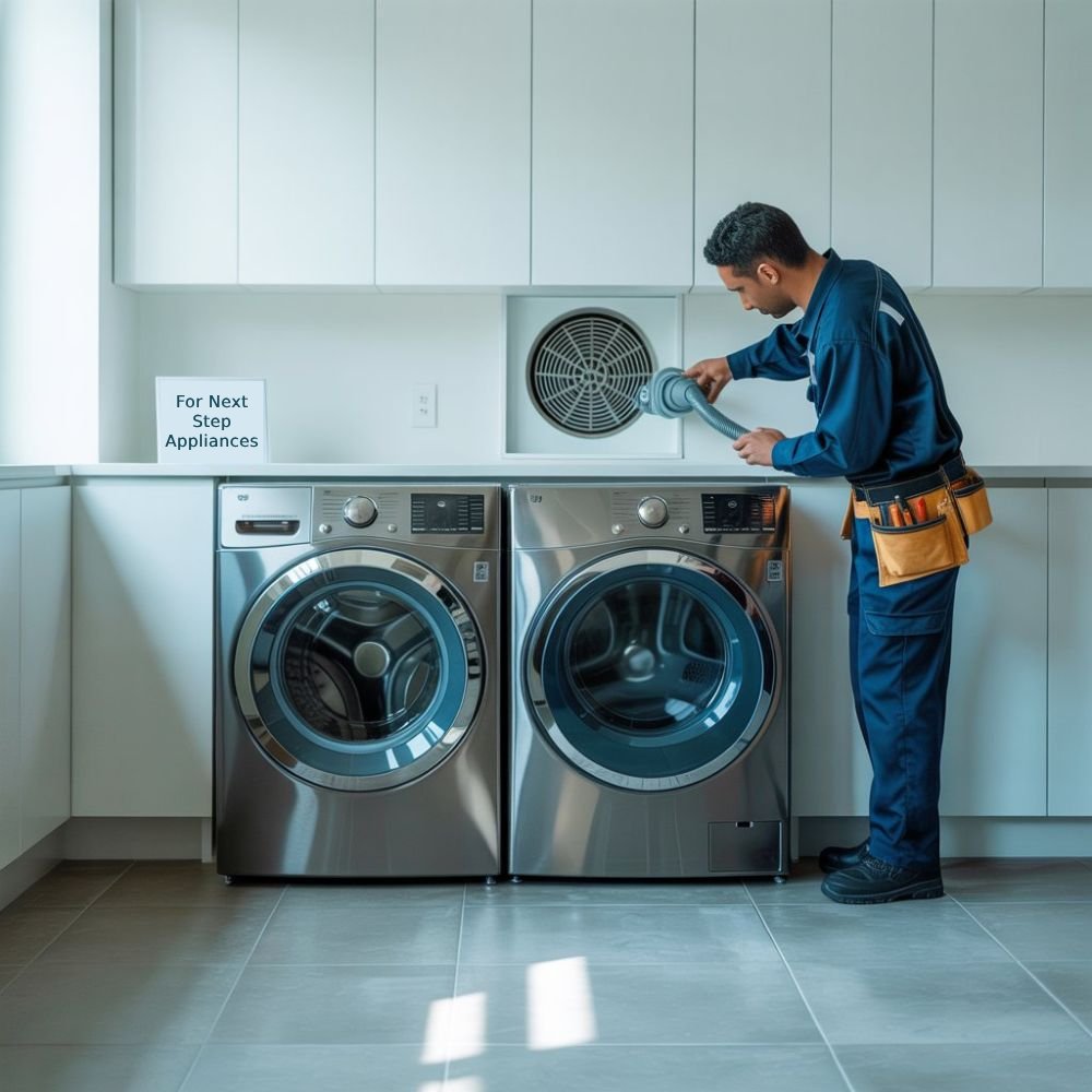 Washing and dryer installation